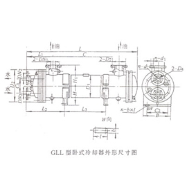 GLL型卧式(外形尺寸)